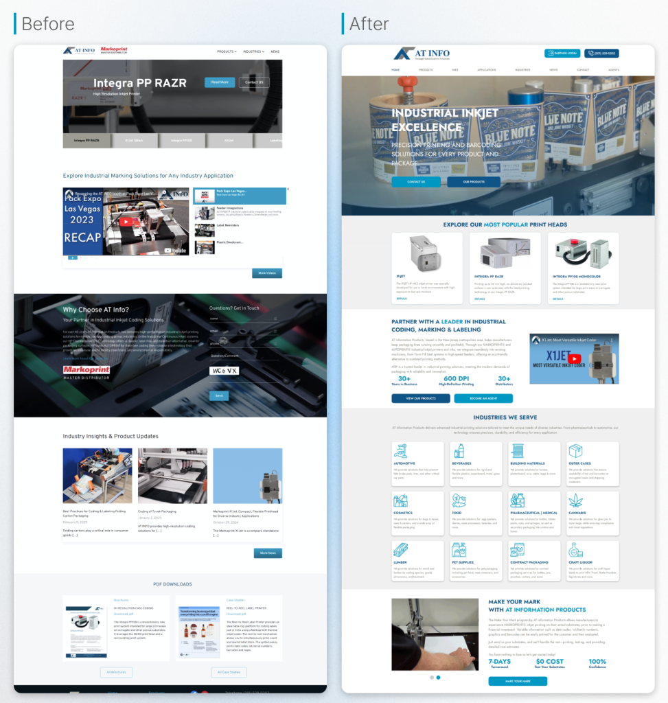 Website Redesign Case Study: ATIP before after 01 » Web Design New Jersey | NYC Website Redesign Case Study: ATIP before after 01